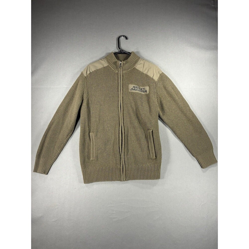 Harley-Davidson Men's Willie G Skull Cardigan Sweater Zip Jacket